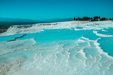 Pamukkale, mavi suyla doğal havuz, Türkiye