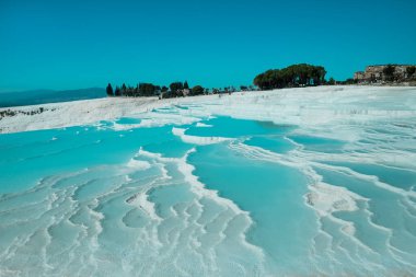 Pamukkale, mavi suyla doğal havuz, Türkiye