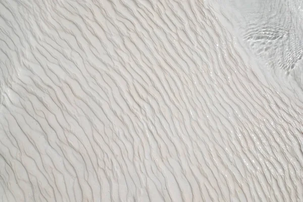 Pamukkale Естественный Бассейн Белый Фактурный Фон Турция — стоковое фото