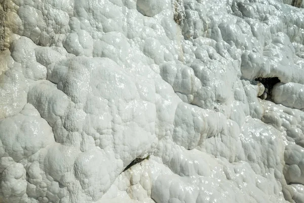 stock image Pamukkale, natural pool with blue water, Turkey