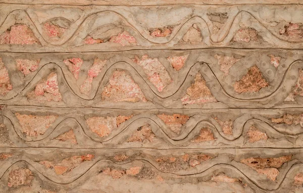 Wall Closeup Hand Construction Stones Texture — Φωτογραφία Αρχείου