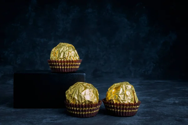 Ferrero Rocher Chocolate Hazelnut Candy in Gold Foil