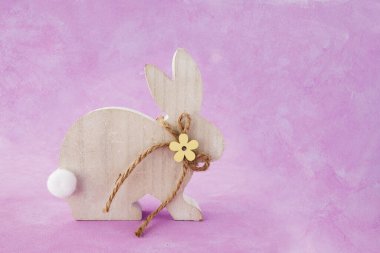 Image of colorful Easter background  with bunny