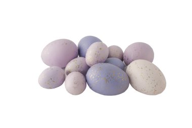 Image of colorful Easter eggs on background