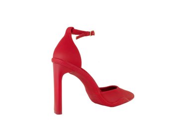 Arka planda moda yüksek topuklu ayakkabılar