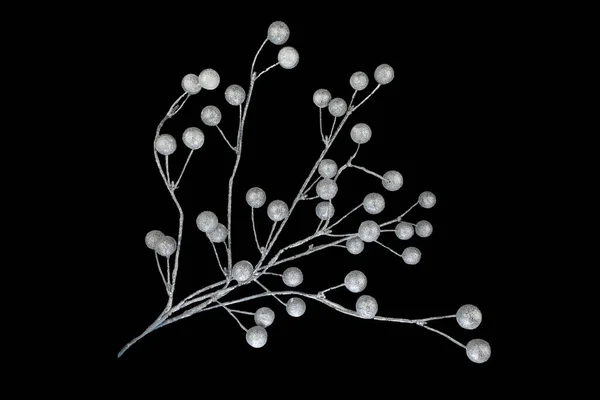 Witte Kunstbloemen Een Zwarte Achtergrond — Stockfoto
