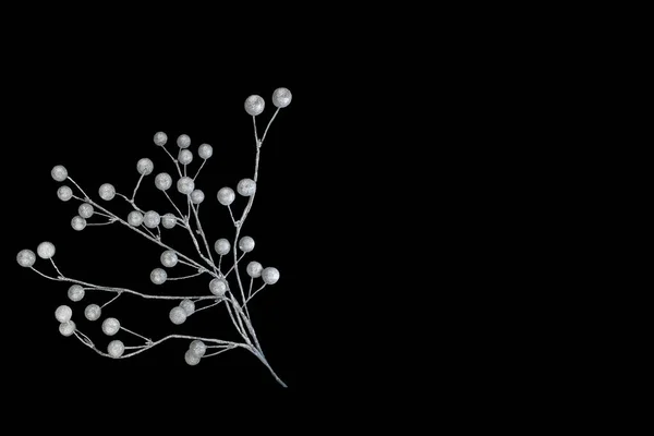 Flores Artificiales Blancas Sobre Fondo Negro —  Fotos de Stock