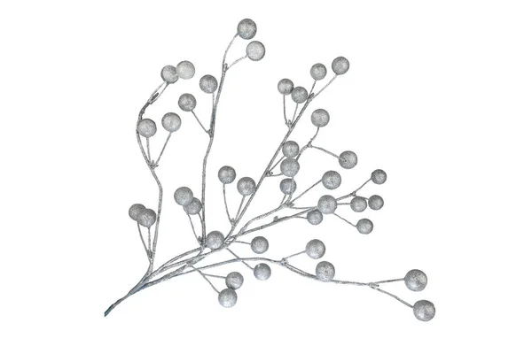 Білі Штучні Квіти Білому Тлі — стокове фото