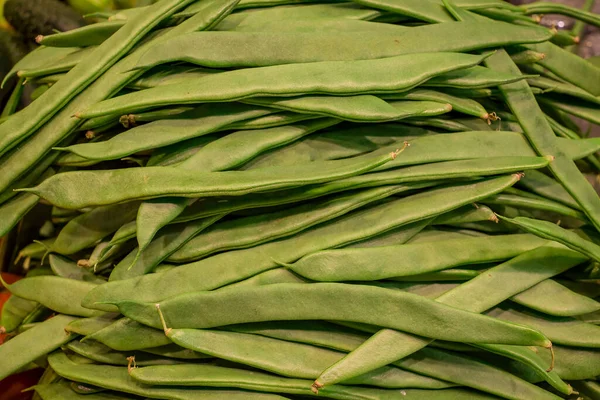 Green Beans Farmers Market — Stock Photo, Image