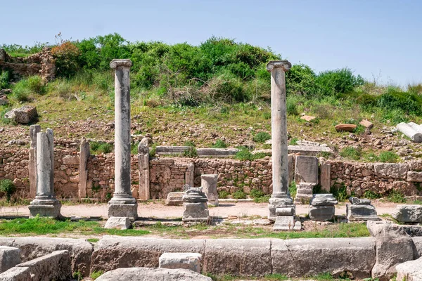 Greek Roman Ruins Perge Turkey — Stock Photo, Image