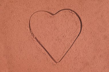 Kakao tozu desenli arka plan, kapat