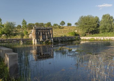 Eflatun Pnar _Plato's Spring, is a Hittite water sanctuary, Beysehir, Konya, Turkiye clipart