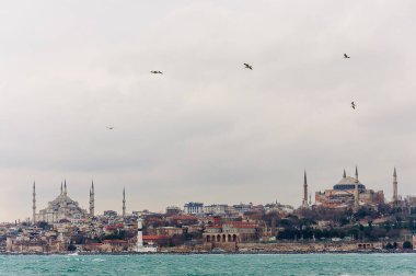 Sophia view on the historical peninsula from Kadikoy
