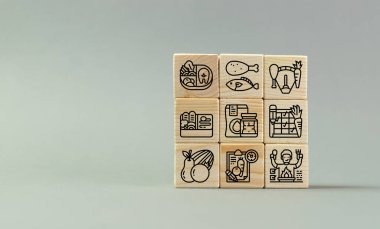 Box diet, eating counted portions, caloric balance, healthy food, proteins and vitamins, the work of a dietician