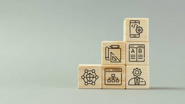 Web application development, network product coding work concept