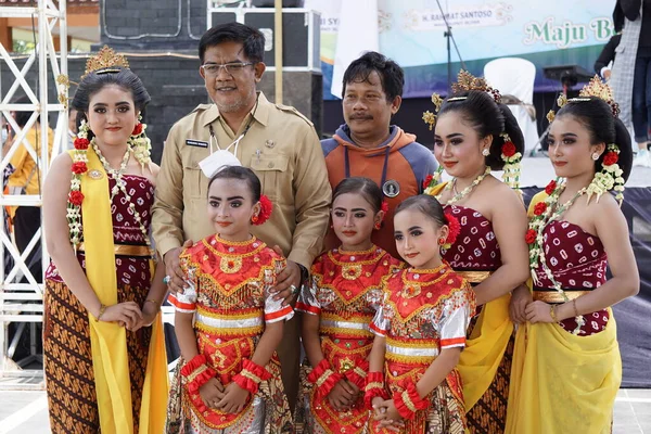 Блитар Восточная Ява Индонезия Апреля 2022 Яванский Исполняет Традиционный Индонезийский — стоковое фото