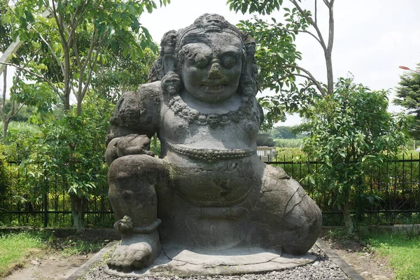 Totok Kerot Estatua Kediri Esta Estatua Una Inscripción Altura Forma — Foto de Stock