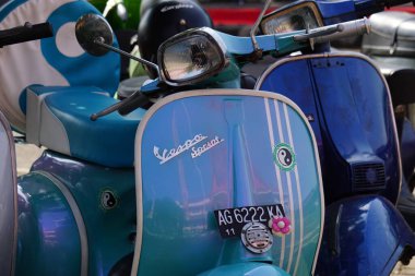 Panjalu scooter festivalinde çeşitli scooter 'lar