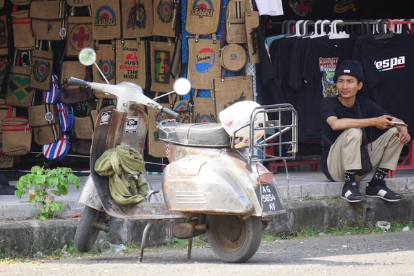 Panjaluスクーターフェスティバルの様々なスクーター — ストック写真