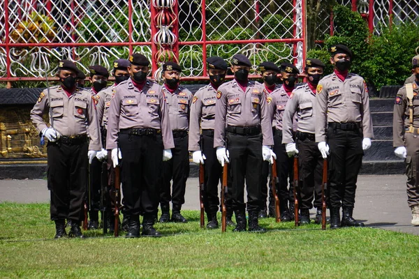 Индонезийский Солдат Церемонии Посвященной Дню Независимости — стоковое фото
