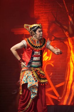 Krishna harimurti (Krishna, liderin ustası) isimli Kresnayana tiyatrosu).