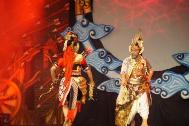 Krishna harimurti (Krishna, liderin ustası) isimli Kresnayana tiyatrosu)