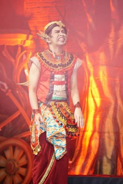 Krishna harimurti (Krishna, liderin ustası) isimli Kresnayana tiyatrosu)