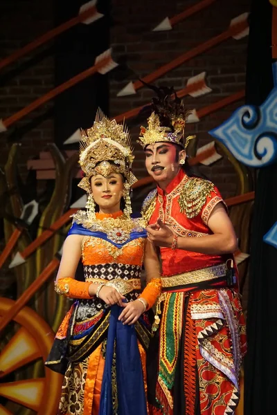 Het Theater Van Kresnayana Met Titel Krishna Harimurti Krishna Meester — Stockfoto