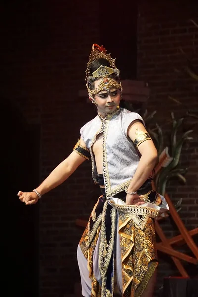 Teatro Kresnayana Con Título Krishna Harimurti Krishna Maestro Del Líder — Foto de Stock