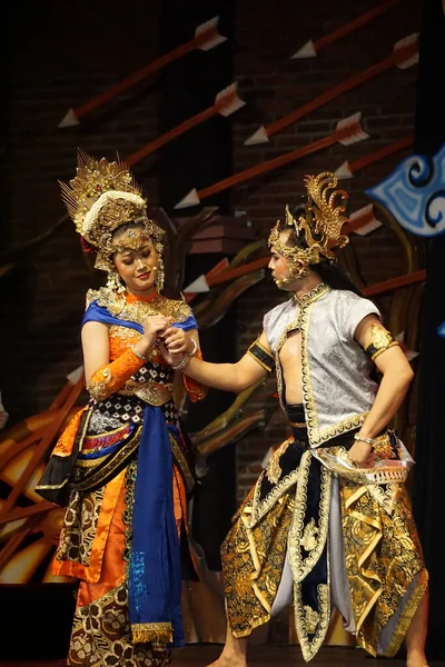 Das Theater Von Kresnayana Mit Dem Titel Krishna Harimurti Krishna — Stockfoto