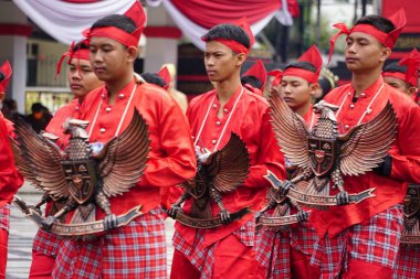 Indonesian bring national symbol, garuda pancasila