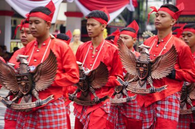 Indonesian bring national symbol, garuda pancasila
