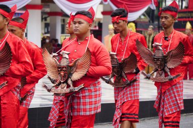 Indonesian bring national symbol, garuda pancasila