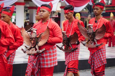 Indonesian bring national symbol, garuda pancasila