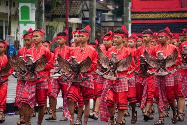 Indonesian bring national symbol, garuda pancasila