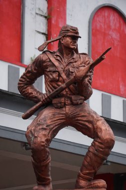 Soedanco Soepriyadi monument. He is Indonesian hero from Blitar and the leader of the PETA rebellion