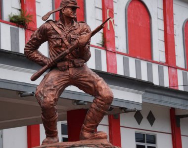 Soedanco Soepriyadi monument. He is Indonesian hero from Blitar and the leader of the PETA rebellion