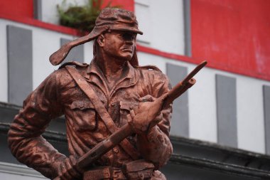 Soedanco Soepriyadi monument. He is Indonesian hero from Blitar and the leader of the PETA rebellion