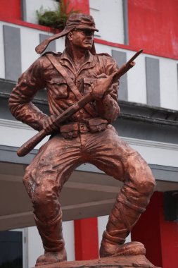 Soedanco Soepriyadi monument. He is Indonesian hero from Blitar and the leader of the PETA rebellion