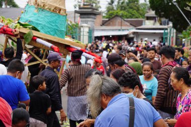 The celebration of grebeg Pancasila. Grebeg Pancasila is held to celebrate Pancasila day