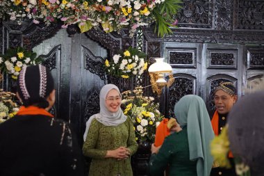 Siraman gong kyai pradah ceremony. This ceremony is one of the Indonesian intangible cultural heritage