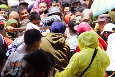 Siraman gong kyai pradah ceremony. This ceremony is one of the Indonesian intangible cultural heritage