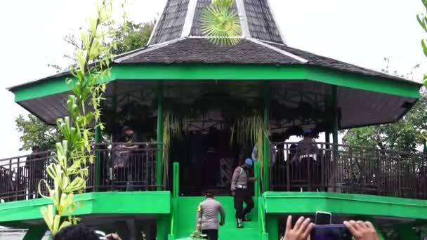 Siraman Gong Kyai Pradah Ceremony Ceremony One Indonesian Intangible Cultural — Wideo stockowe