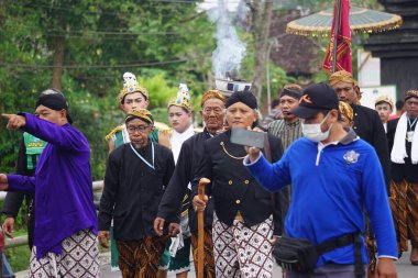 Siraman gong kyai pradah ceremony. This ceremony is one of the Indonesian intangible cultural heritage