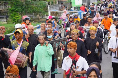 Siraman gong kyai pradah ceremony. This ceremony is one of the Indonesian intangible cultural heritage