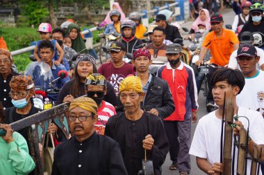 Siraman gong kyai pradah ceremony. This ceremony is one of the Indonesian intangible cultural heritage