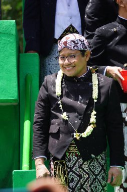 Siraman gong kyai pradah ceremony. This ceremony is one of the Indonesian intangible cultural heritage