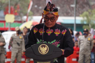 The opening ceremony of Blitar Jadul. Blitar jadul was held for the anniversary of the city of Blitar