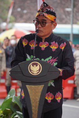The opening ceremony of Blitar Jadul. Blitar jadul was held for the anniversary of the city of Blitar