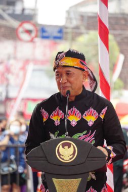 The opening ceremony of Blitar Jadul. Blitar jadul was held for the anniversary of the city of Blitar